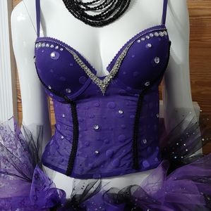 Purple Passion Tutu Festival set with corset
